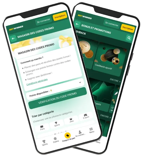 Le magasin des codes Betwinner