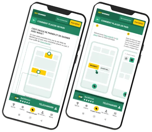 Comment placer ton premier pari sur Betwinner